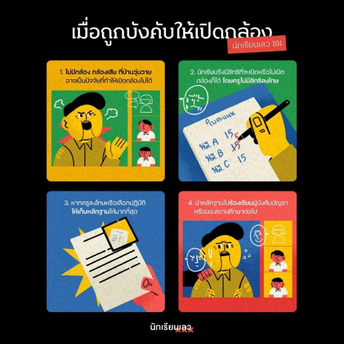 "เรียนออนไลน์" เพจนักเรียนเลวตั้งคำถาม"เปิดกล้องทำไม"