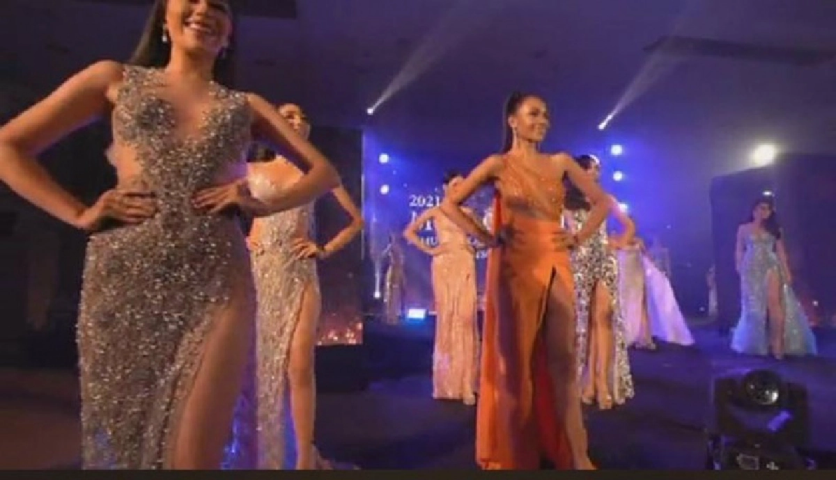 ชาวเน็ตแห่แชร์ภาพ เวทีประกวดนางงามชื่อดัง เสี่ยงติด "โควิด-19" เพิ่ม หลังไม่ใส่แมสก์ 