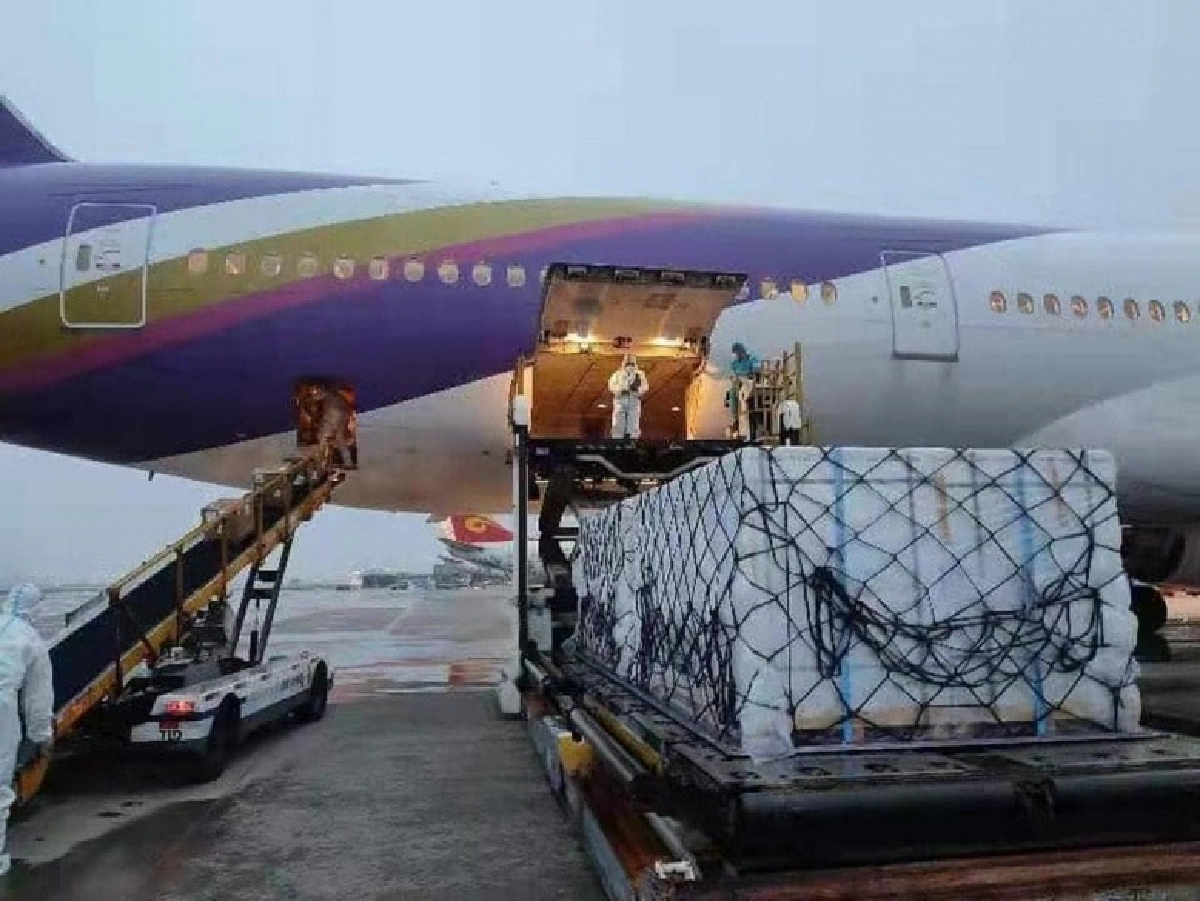 "ซิโนฟาร์ม" 1 ล้านโดส ล็อต 3 ถึงไทยแล้ว