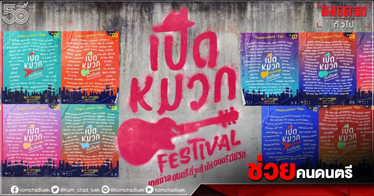เริ่มแล้ว "เปิดหมวกเฟสติวัล" เทศกาลดนตรีออนไลน์จากคนดนตรีทั่วประเทศไทย เริ่มแล้ว "เปิดหมวกเฟสติวัล" เทศกาลดนตรีออนไลน์จากคนดนตรีทั่วประเทศไทย