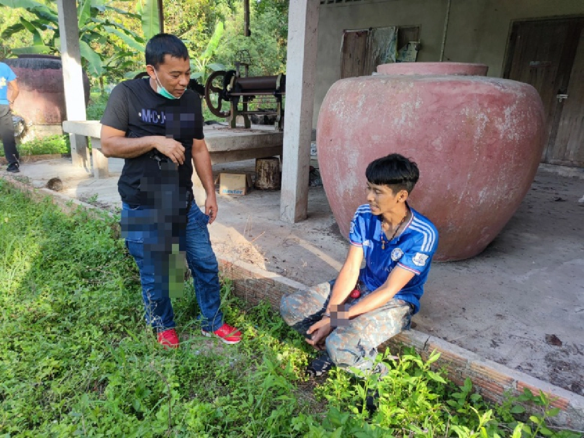 ตำรวจสุดฮา ผู้ต้องหาก็ขำ ไล่ล่านับชั่วโมง สุดท้ายถูกจับ "คาโอ่ง" 