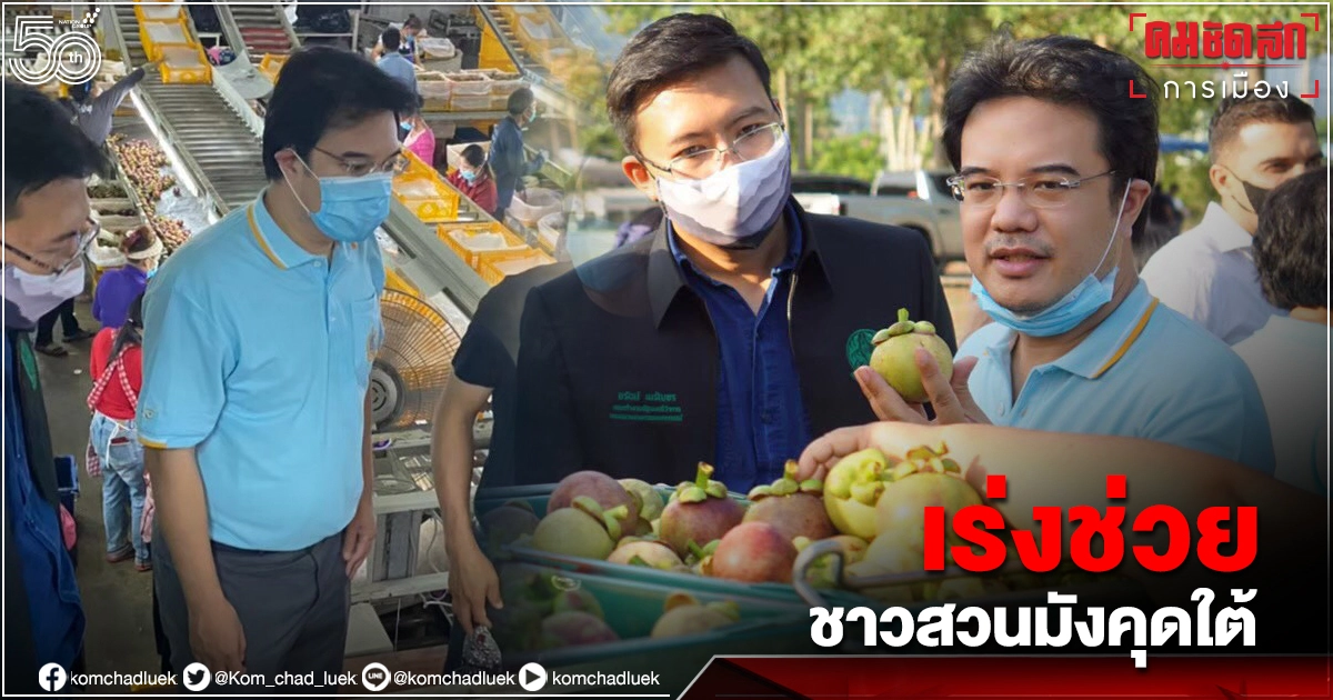 "ปริญญ์"หนุนนโยบายเชื่อมกลไกเกษตร - พาณิชย์ - เอกชนช่วยชาวสวนมังคุดใต้