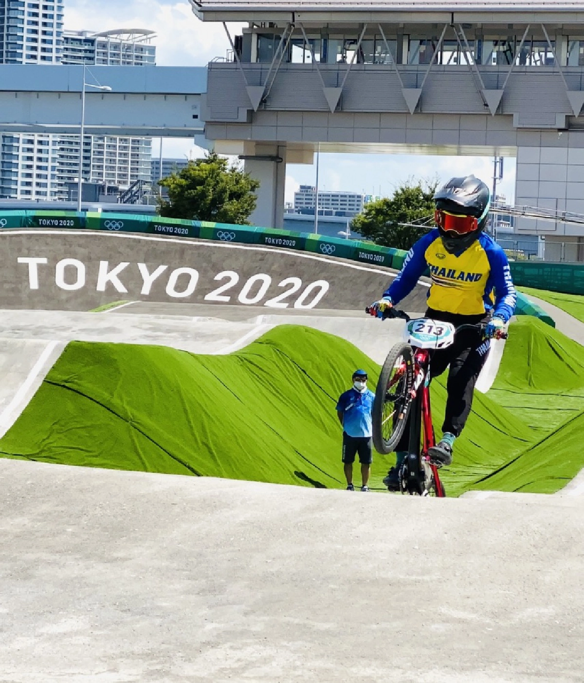บีเอ็มเอ็กซ์โตเกียว2020"ฟ้า" ชุติกาญจน์ กิจวานิชเสถียร ร่วมสายมือ1โลก