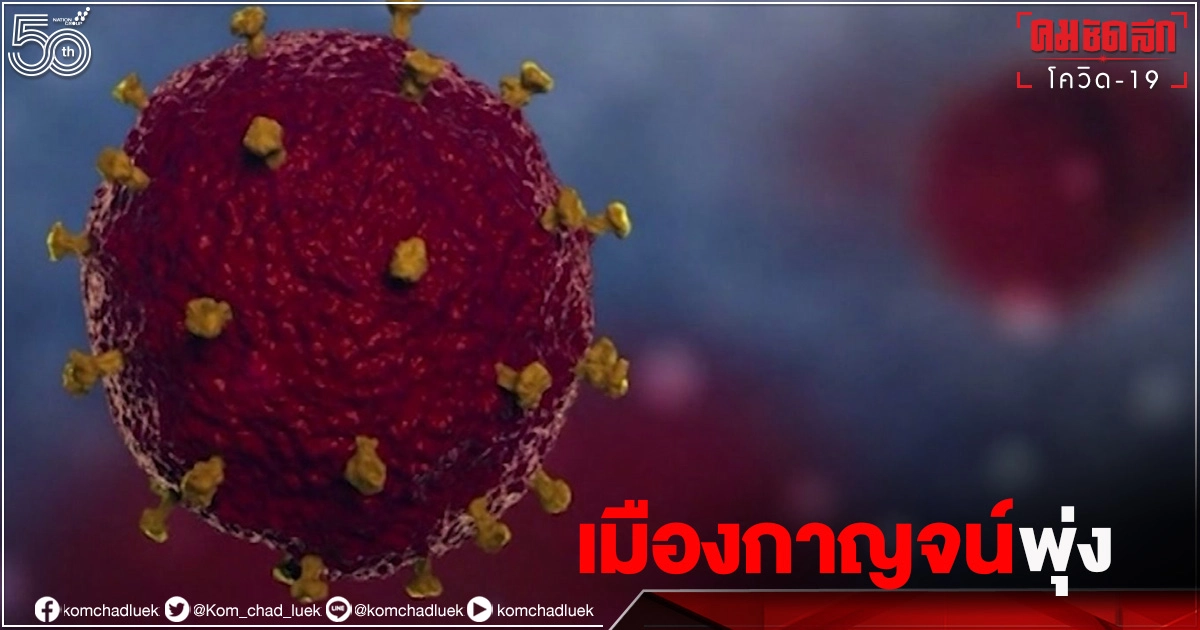 คลัสเตอร์ "ชุมชนตำบลแสนตอ" ทำยอด "โควิด" เมืองกาญจน์พุ่งรวดเดียว 428 ราย