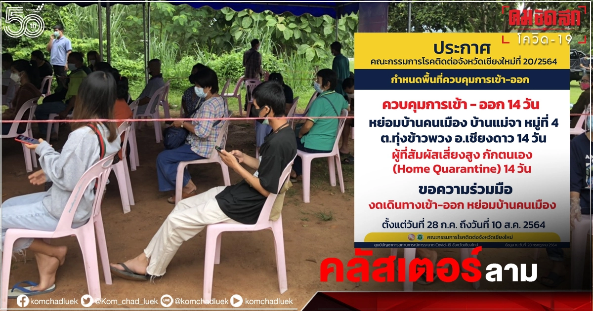 โควิดลาม สั่งปิด "บ้านแม่จา" โยง "คลัสเตอร์รถวิบากเชียงดาว"
