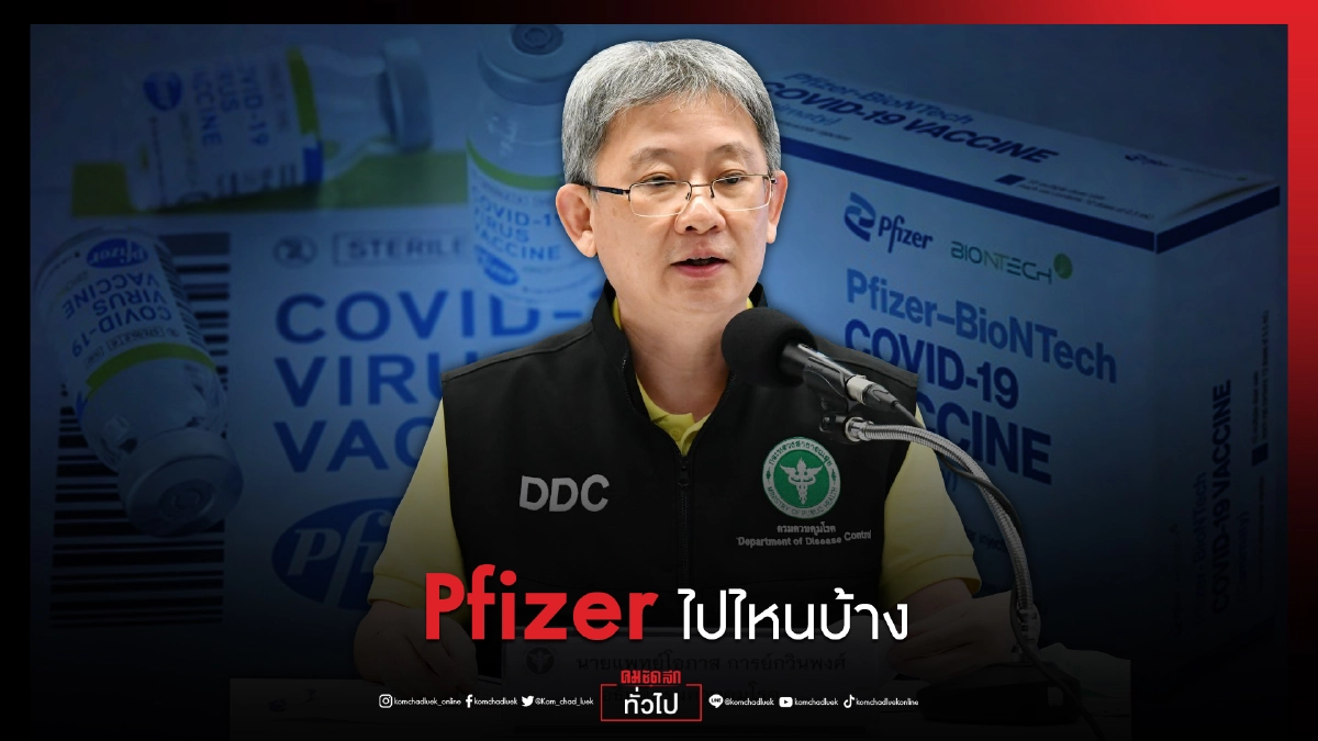 "ไฟเซอร์" 7แสนโดส ให้"ด่านหน้า"แน่ กรมควบคุมโรคยืนยัน "ไฟเซอร์" 7แสนโดส ให้"ด่านหน้า"แน่ กรมควบคุมโรคยืนยัน