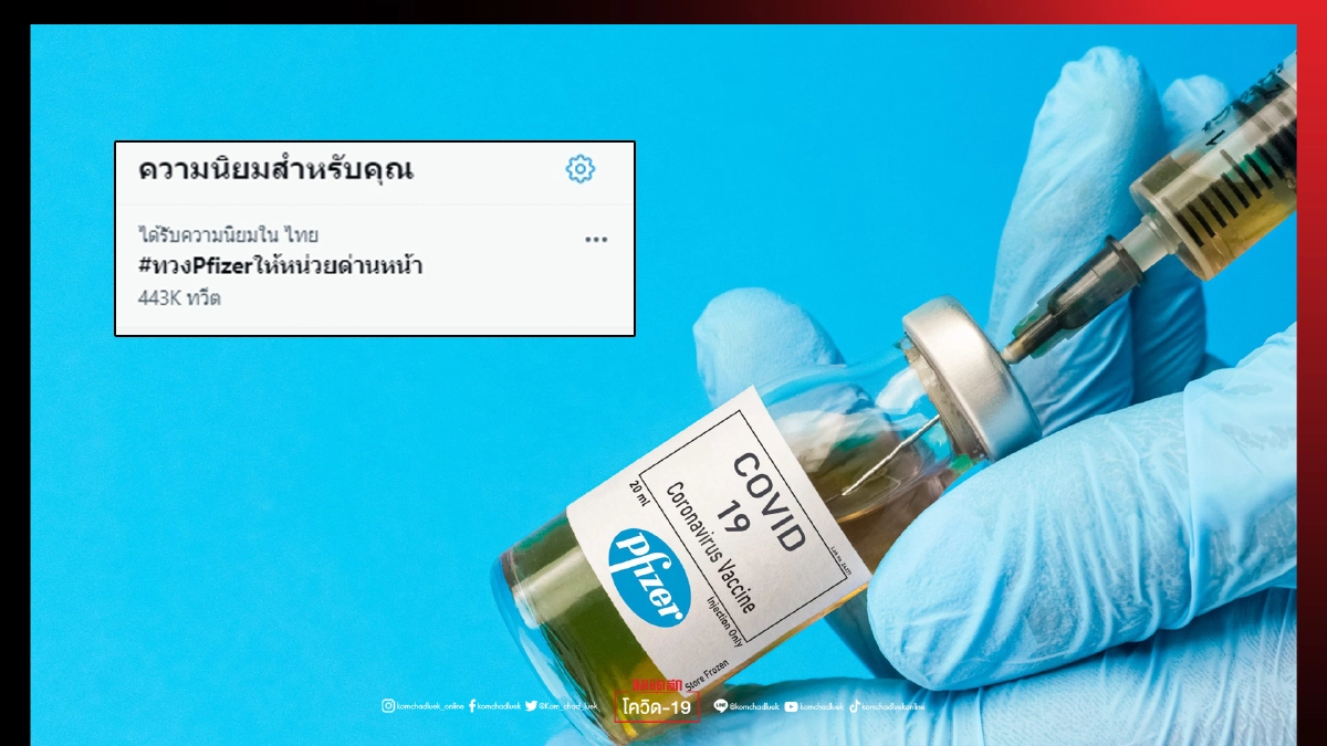 เกณฑ์จัดสรร "ไฟเซอร์" ทำดราม่า โซเชียลขอ #ทวงPfizerให้หน่วยด่านหน้า