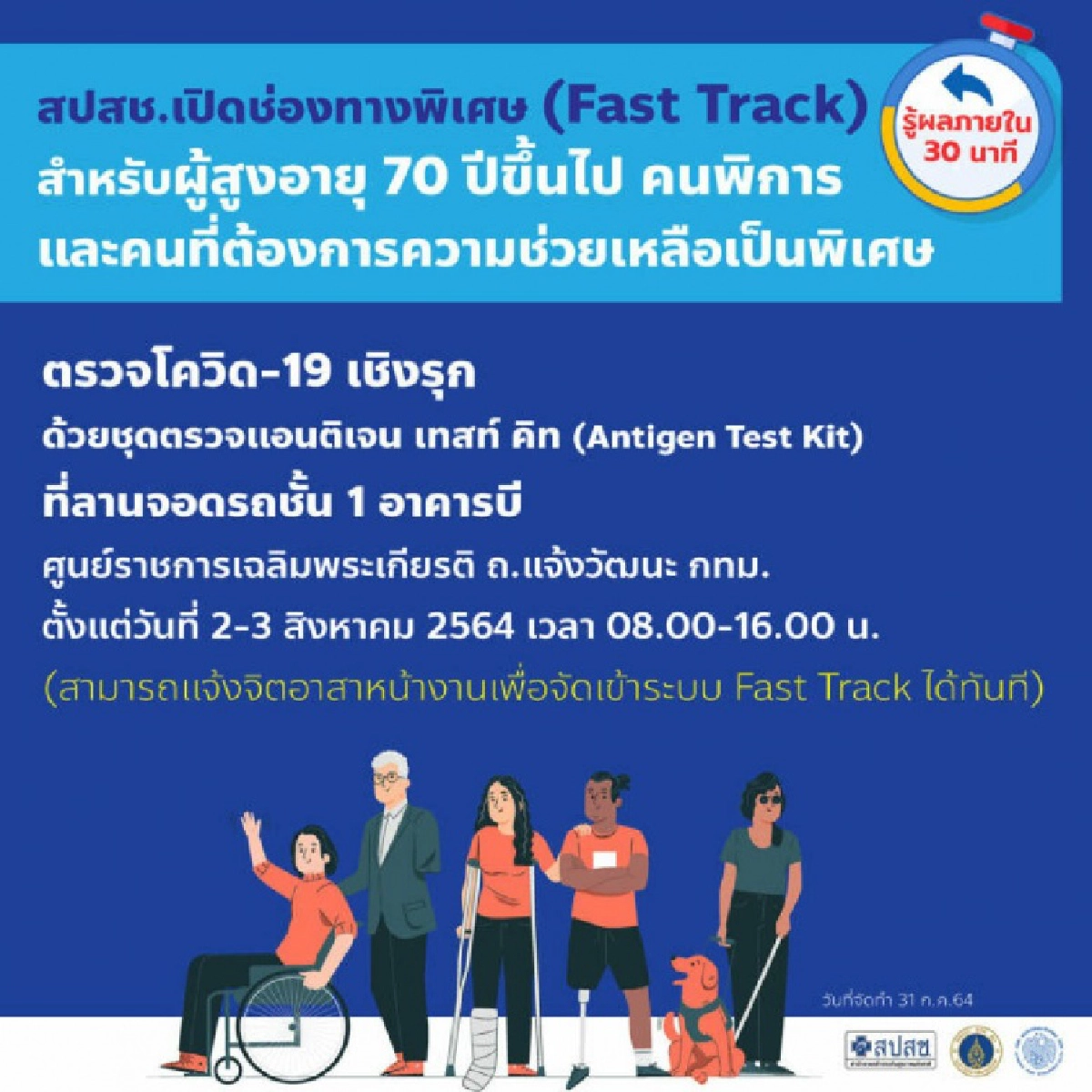 เช็กที่นี่ รวมจุดตรวจ"โควิด-19" ทั้งแบบ "Antigen Test Kit และ Swap"