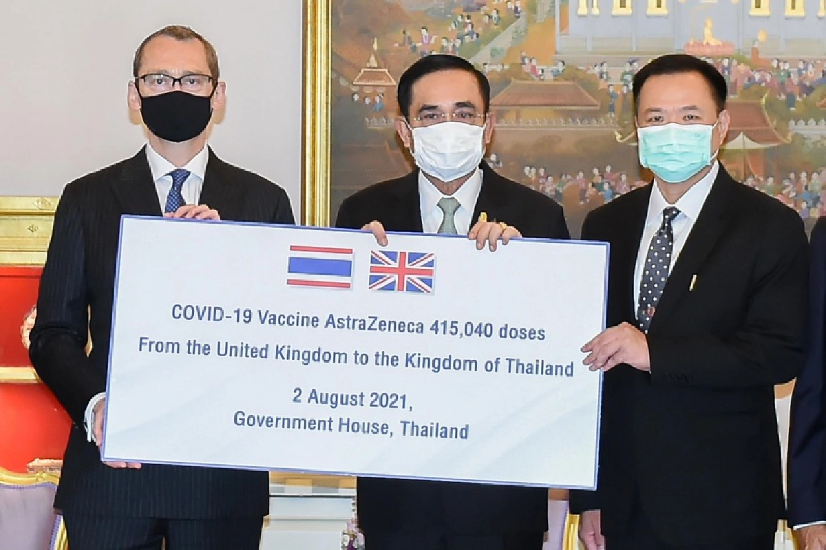 "แอสตร้า" 415,000 โดส  บินออกจากอังกฤษแล้ว ถึงไทยค่ำนี้ 
