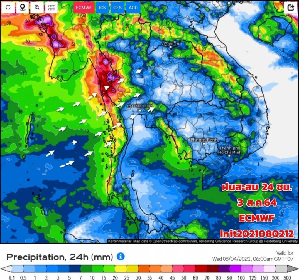 อุตุฯเตือน ฝนมาแล้ว "มรสุม" พัดปกคลุมประเทศไทย ระวังน้ำท่วมฉับพลัน