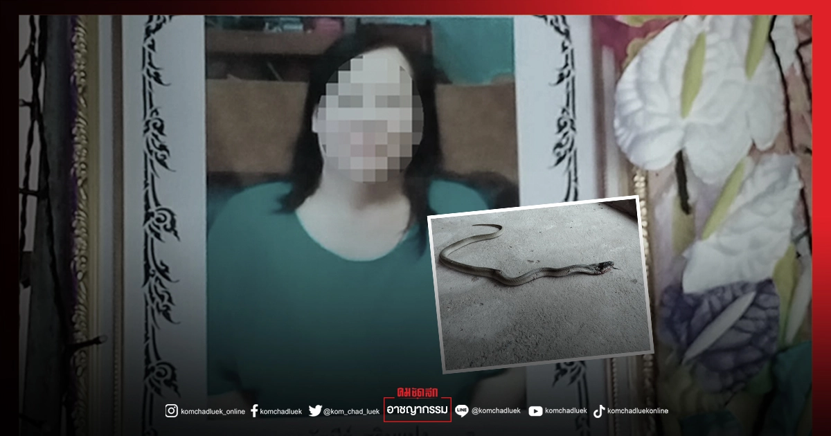 สุดเศร้า สาวแพร่ หนี"โควิด"เมืองกรุงฯ กลับบ้านทอผ้าตีนจก โชคร้ายถูก "งูเห่า" ฉกเสียชีวิต