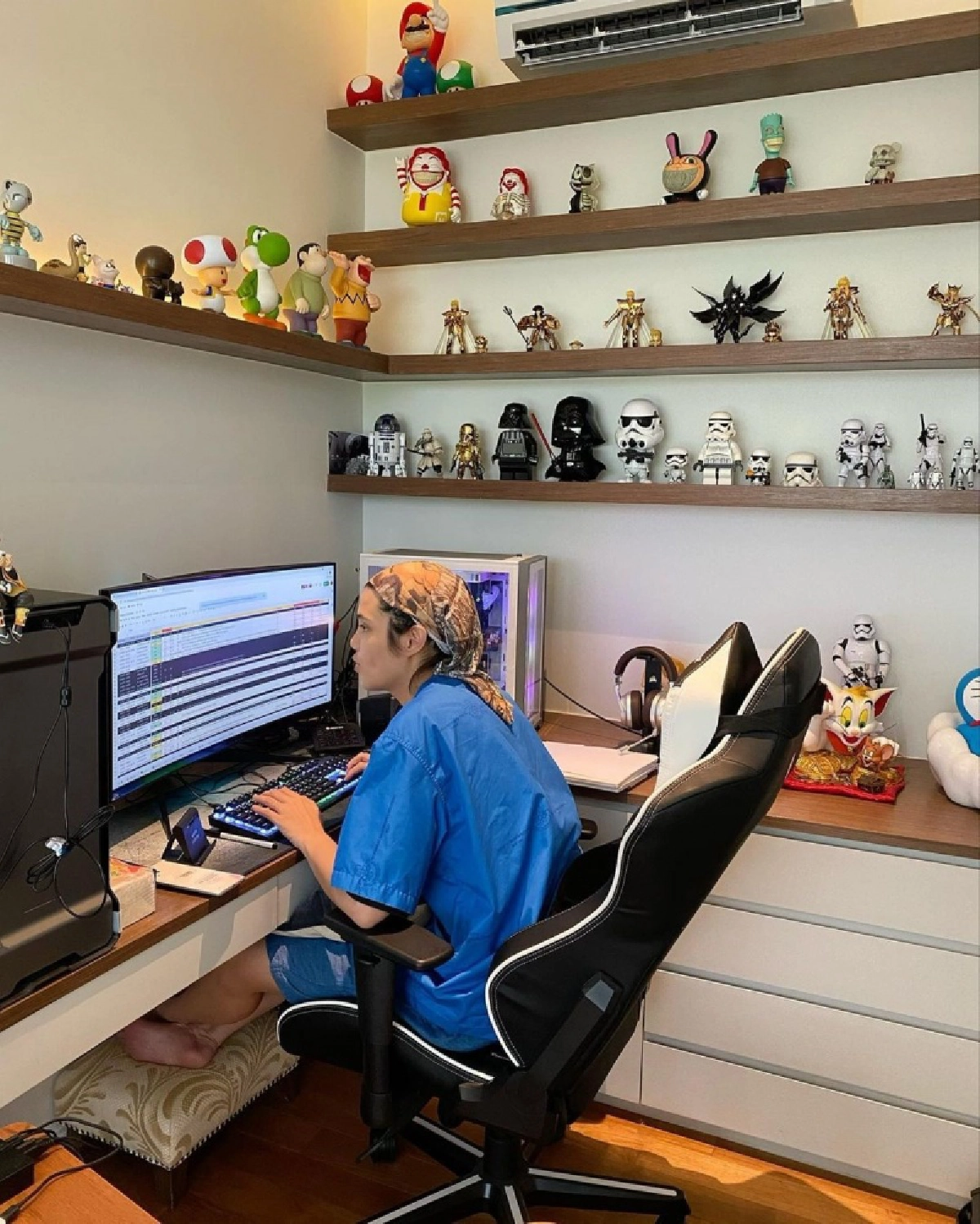 'หมอเจี๊ยบ' สละห้องเล่นเกมสุดโปรด เป็นห้องตรวจคนไข้ทางไกล