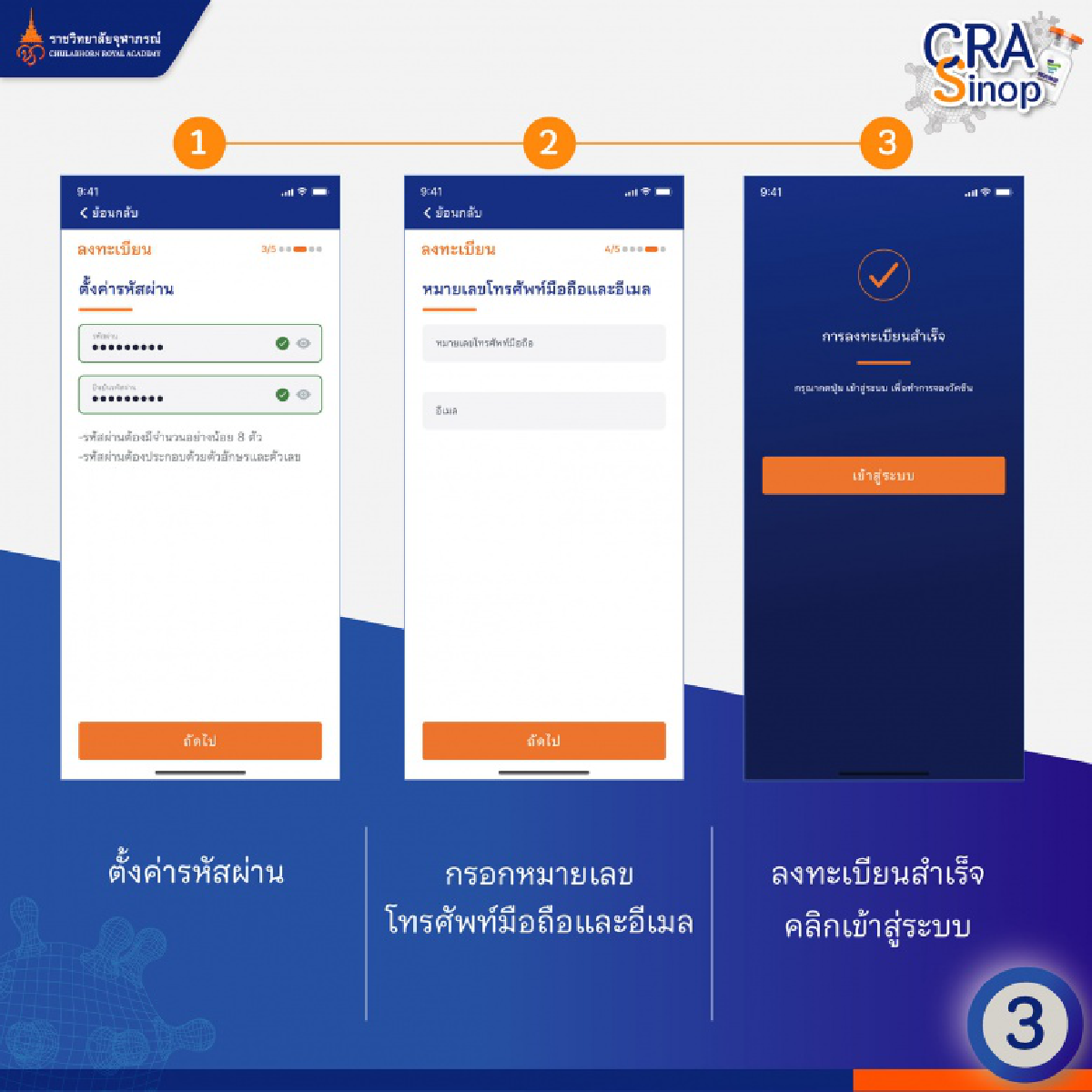 เช็กที่นี่ ขั้นตอนจองคิวฉีดวัคซีน\"ซิโนฟาร์ม\" วันสุดท้าย ก่อนถูกตัดสิทธิ