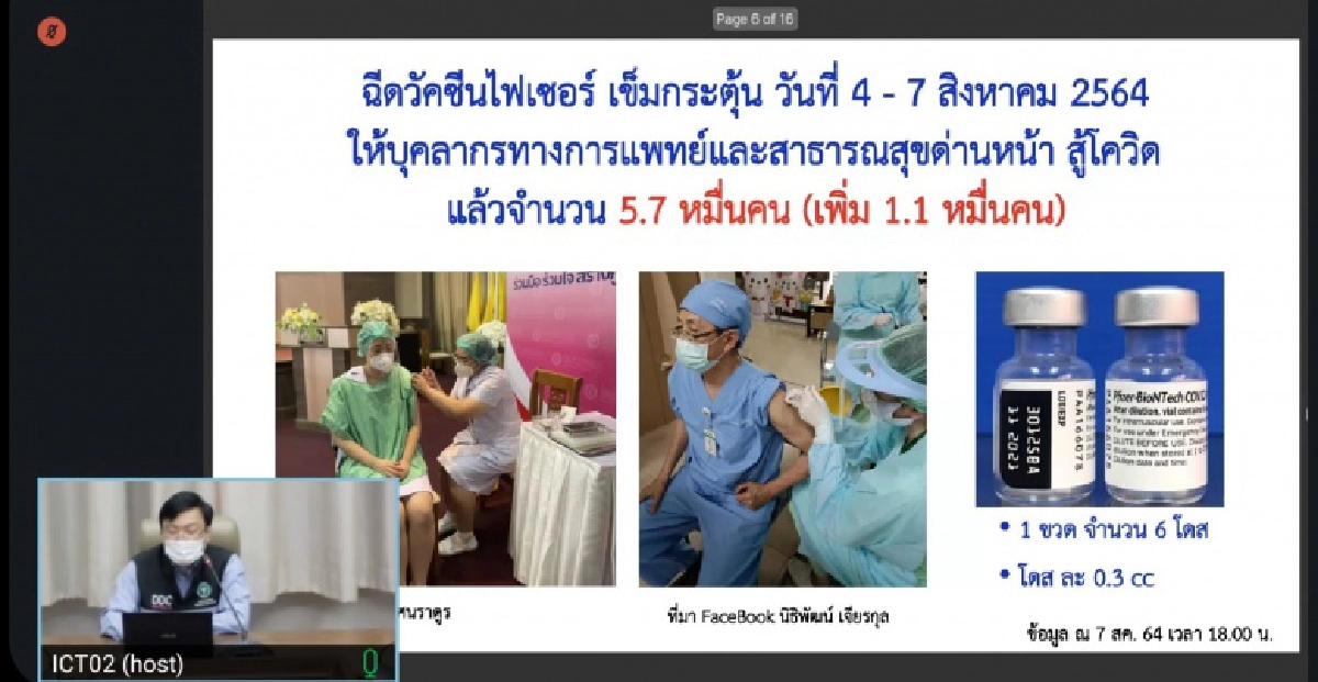 "เตรียมเฮ" กลุ่มเสี่ยง 13 จ.สีแดงเข้ม เริ่มฉีด "ไฟเซอร์" เข็มแรก กระจายส่งพรุ่งนี้ ฉีดได้กลางสัปดาห์ 