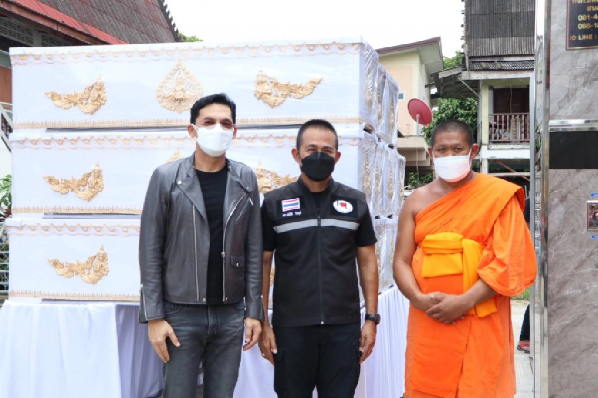 เตาเผาพังหมดแล้ว "อ.พยัพ-อ.ไข่" ส่งเตาเผาศพโควิด-19 ถวายวัด