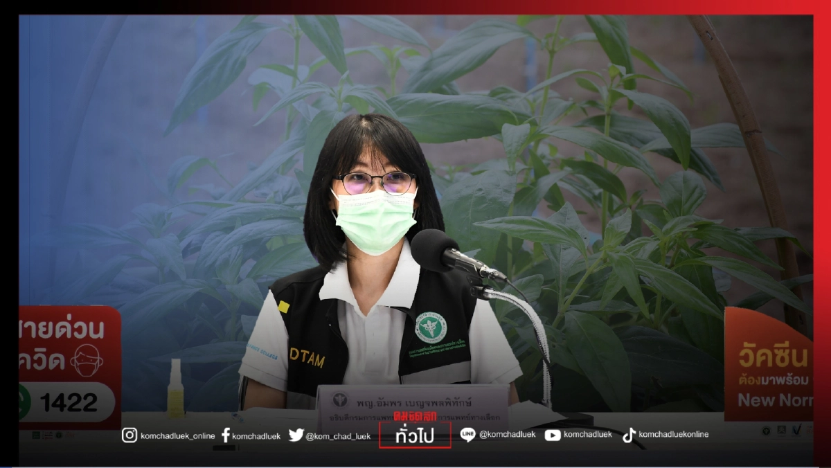 ไม่ได้ถูกปฏิเสธงานวิจัย กรมแพทย์แผนไทย ยืนยัน "ฟ้าทะลายโจร"ลดปอดอักเสบ ไม่ได้ถูกปฏิเสธงานวิจัย กรมแพทย์แผนไทย ยืนยัน "ฟ้าทะลายโจร"ลดปอดอักเสบ