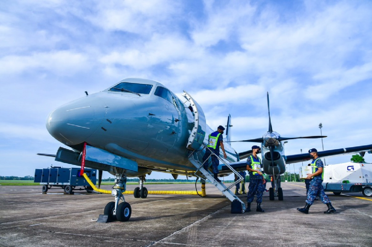 "ทอ." แจงปม เครื่องบิน SAAB 340 ขน "มังคุด-ลำไย" ทำภารกิจควบคู่ฝึกบิน 