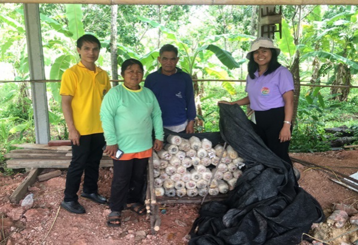  "นิคมเศรษฐกิจพอเพียง "ภายใต้โครงการขยายผล"ฟาร์มตัวอย่างฯ "อำเภอคำตากล้า 