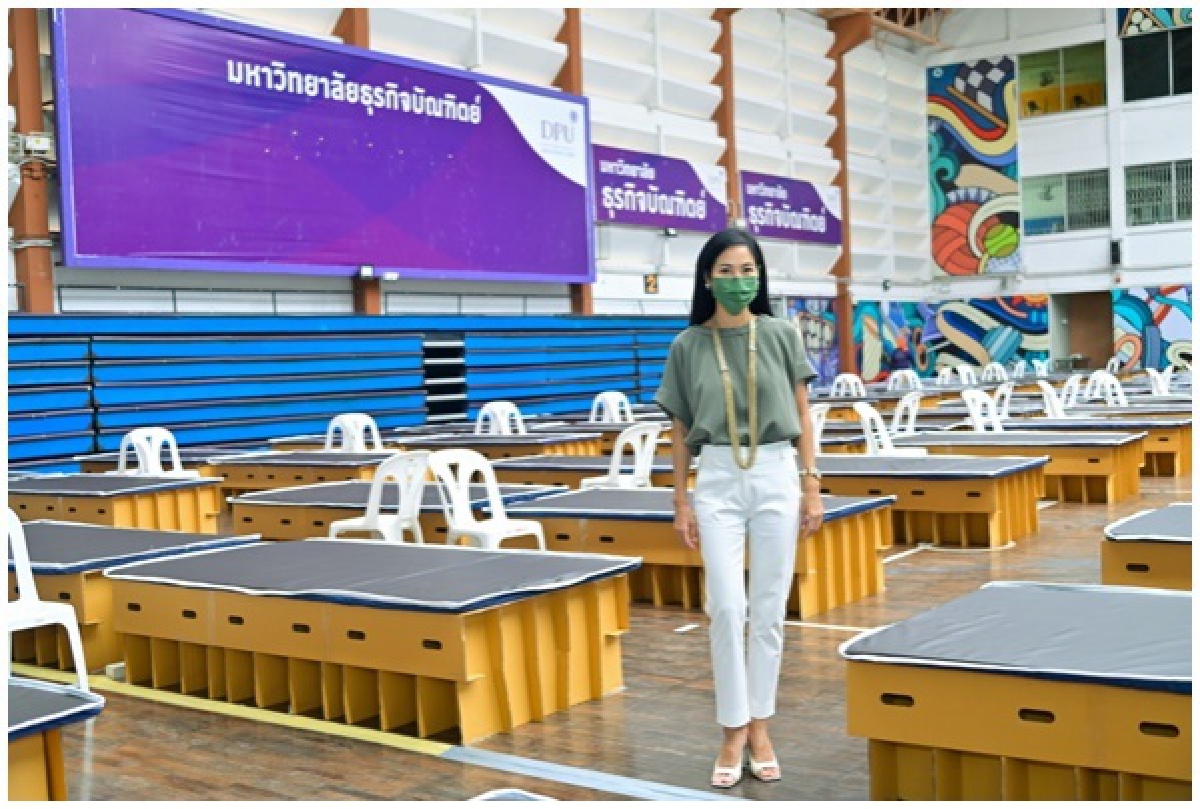 ไม่ขอนิ่งเฉย "ดร.แพรว" ปรับพื้นที่มหาวิทยาลัยรองรับผู้ป่วยโควิด-19