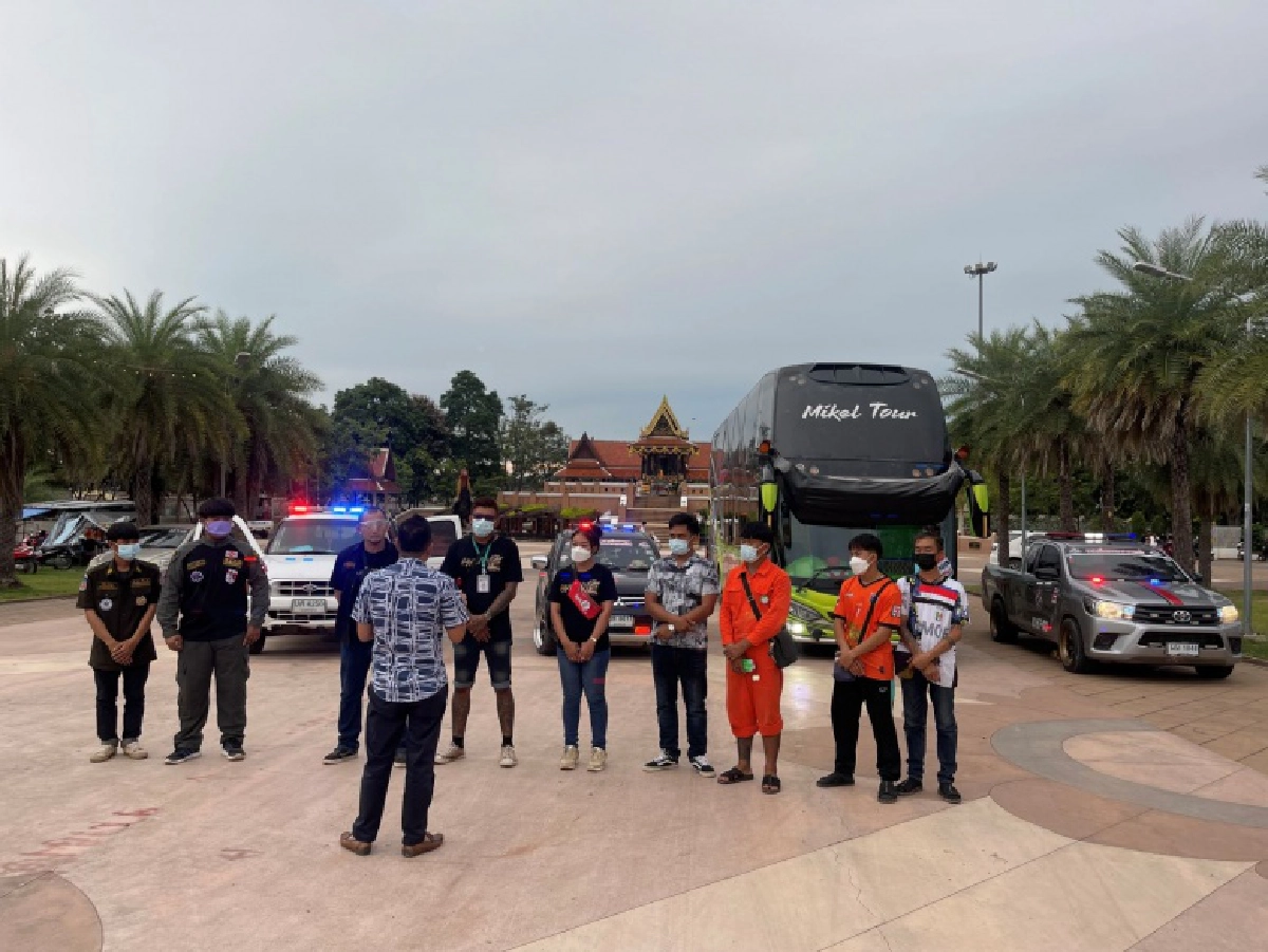 นายกเล็กเมือง'หนองบัวลำภู' นำทัพรับตัวผู้ป่วย "โควิด-19"กลับบ้านเฮา