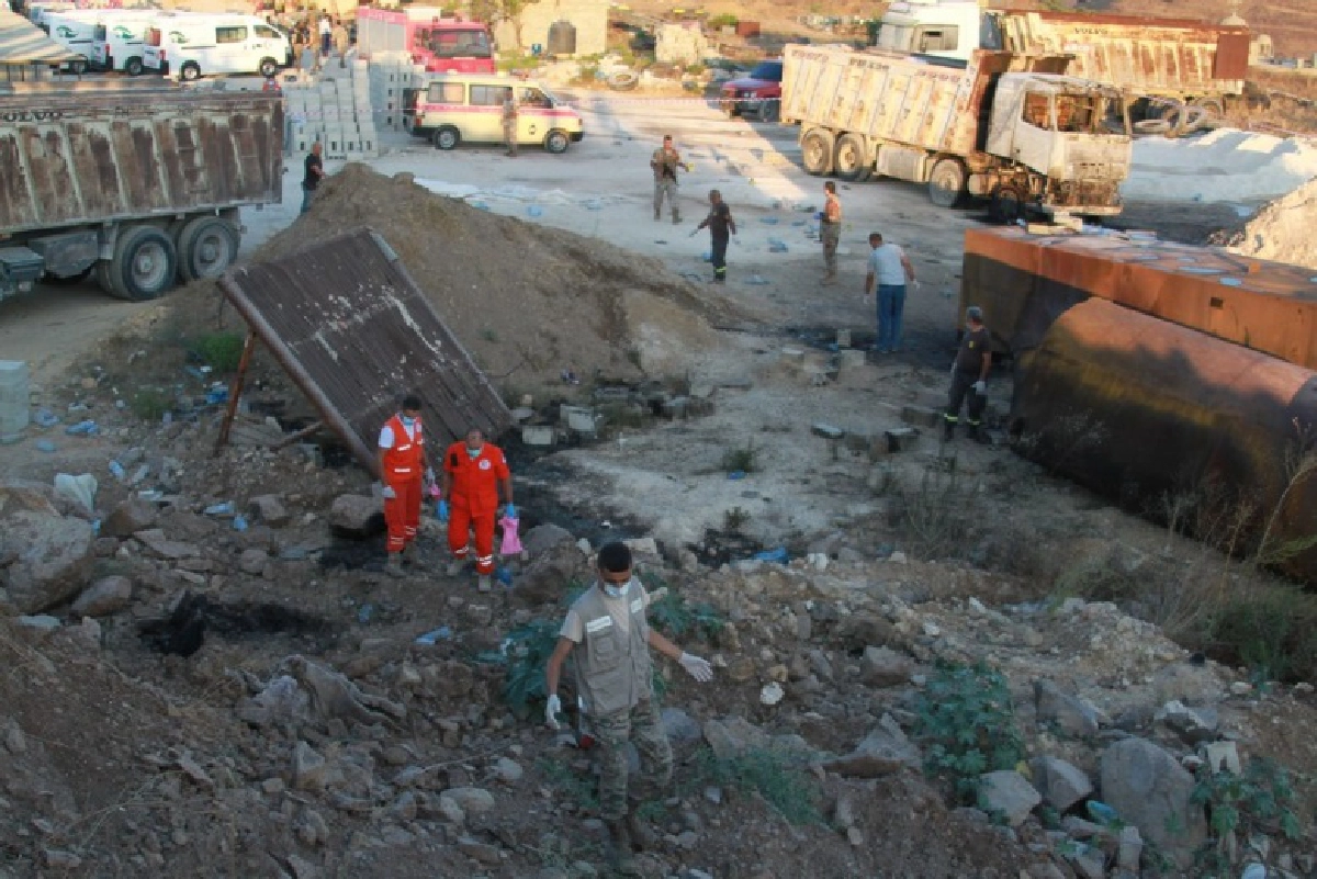 ถังเชื้อเพลิงระเบิด, เลบานอน, เสียชีวิต, บาดเจ็บ