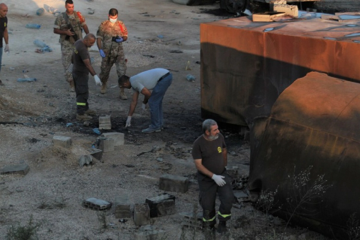 ถังเชื้อเพลิงระเบิด, เลบานอน, เสียชีวิต, บาดเจ็บ