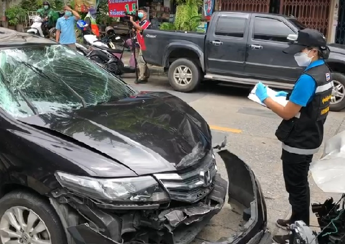 งวดนี้ สุดเฮี้ยน "อาถรรพ์"ซากรถ ปอร์เช่ ชนฮอนด้า อุบัติเหตุ2ศพ