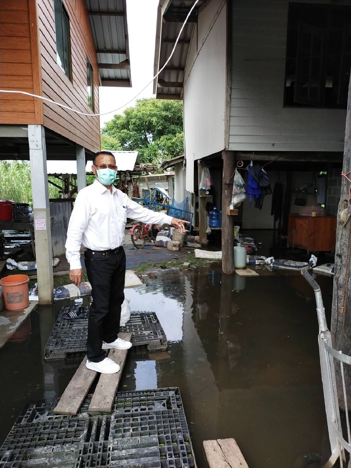 "ทีมเดียร์" พบเขตหนองจอกอ่วม  วอน กรมชลฯ-กทม.เร่งระบายน้ำท่วม