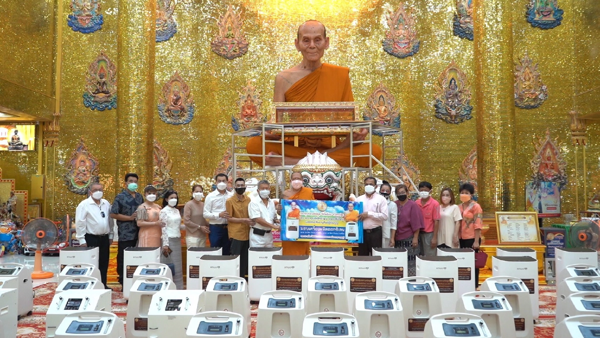 "วัดไผ่ล้อม" เปิดประติมากรรม "หลวงพ่อพูล" นั่งบนหลังหนุมาน