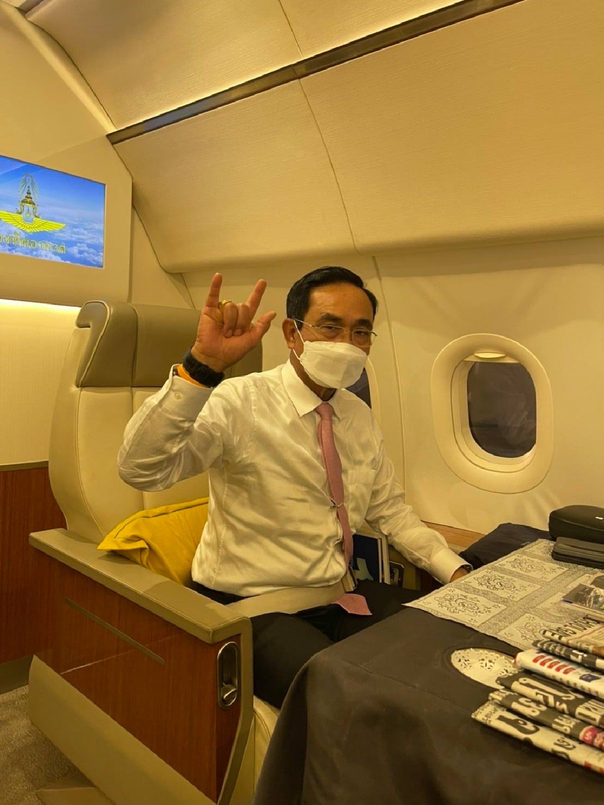 "นายกฯ"เหินฟ้าร่วมประชุมแก้ปัญหาโลกร้อน ที่สหราชอาณาจักรแล้ว