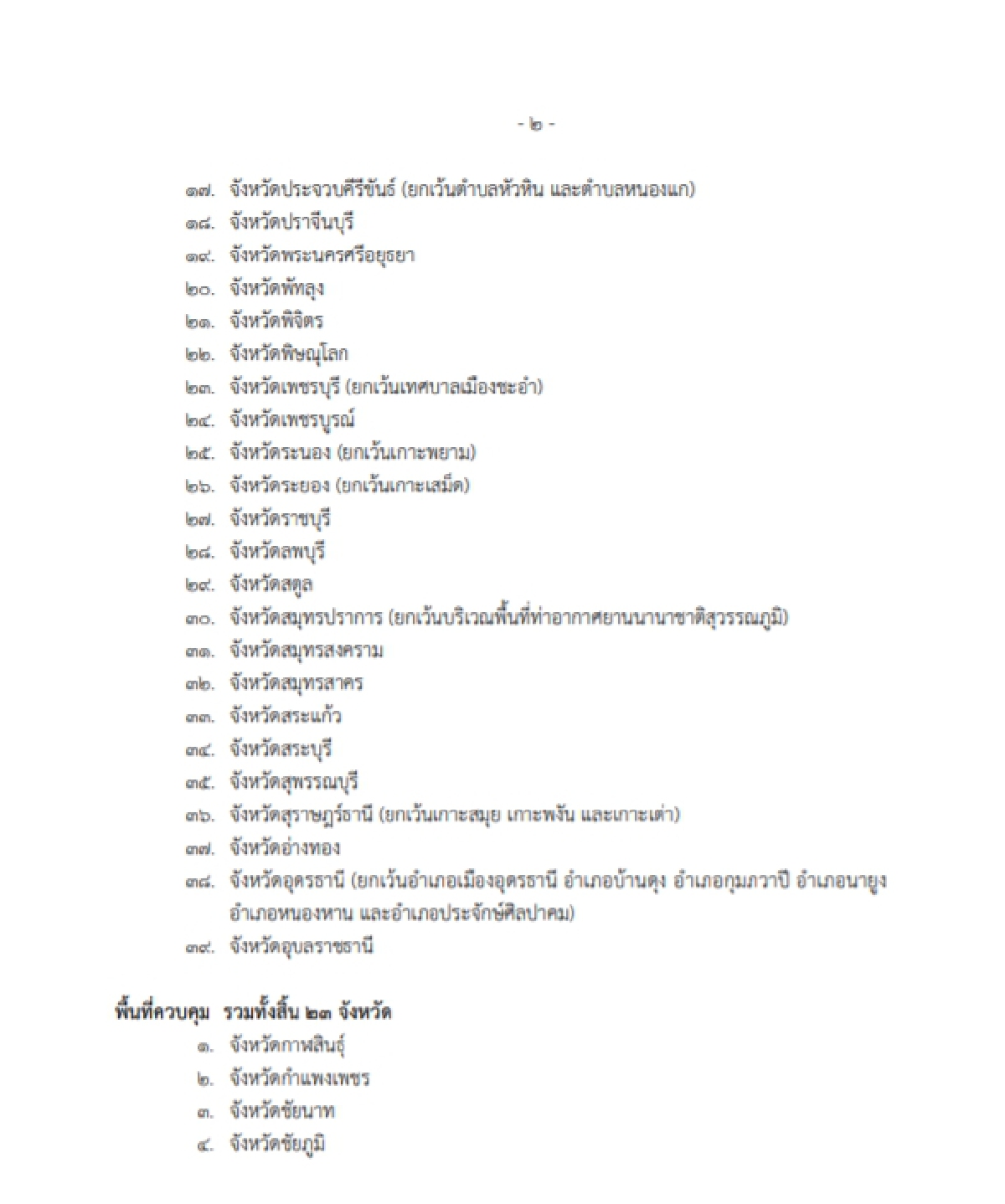 ด่วน ราชกิจจาฯ ประกาศ ปรับลดพท.สีแดงเข้ม 6จังหวัดคงเคอร์ฟิวห้าทุ่มถึงตีสาม