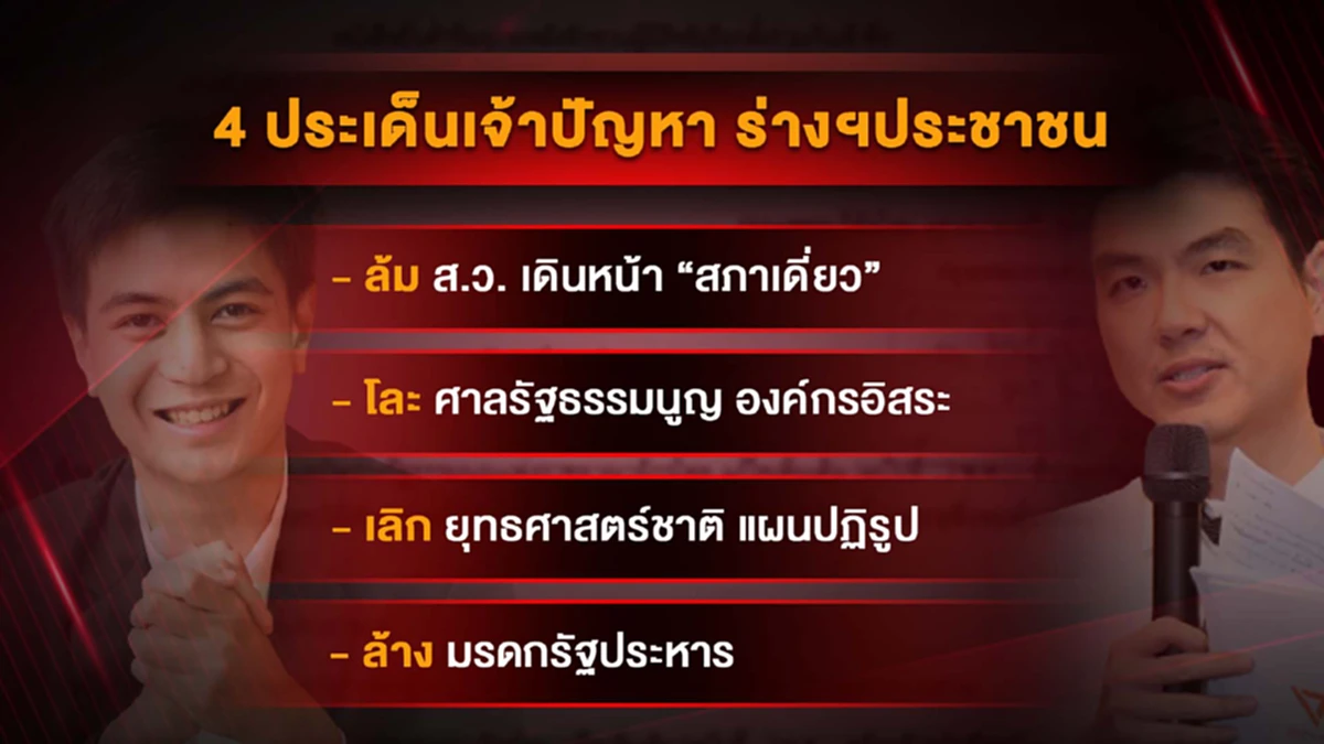 "ร่างแก้ไขรัฐธรรมนูญ" ภาคประชาชน ร่วงตั้งแต่ด่านแรก