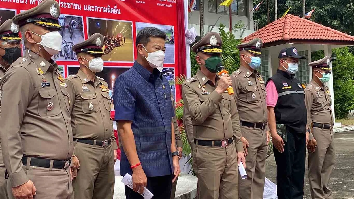 ตร.สระแก้ว กวาดล้างจับกุม "เด็กแว้น" ป่วนเมือง 160 คัน ท่อดังเตรียมทำลายทิ้ง