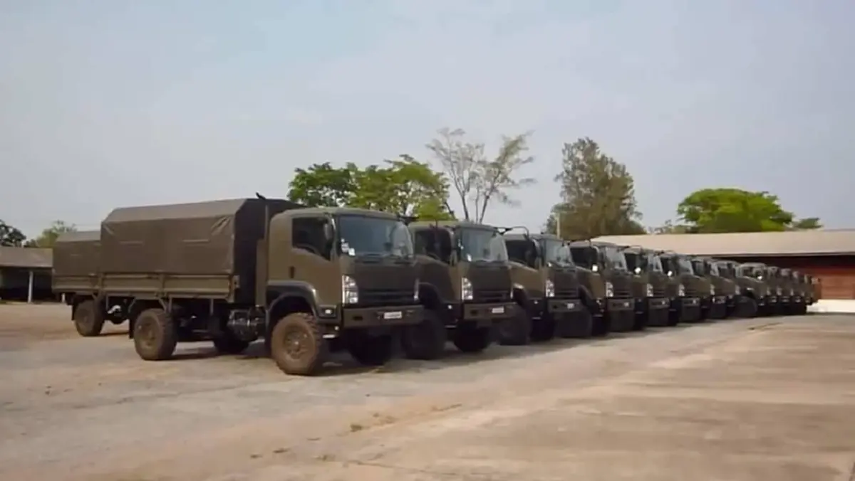 ทหาร เตรียมพร้อมกำลังพล-ยานพาหนะ รับสถานการณ์ หาก "รถบรรทุก" หยุดวิ่ง