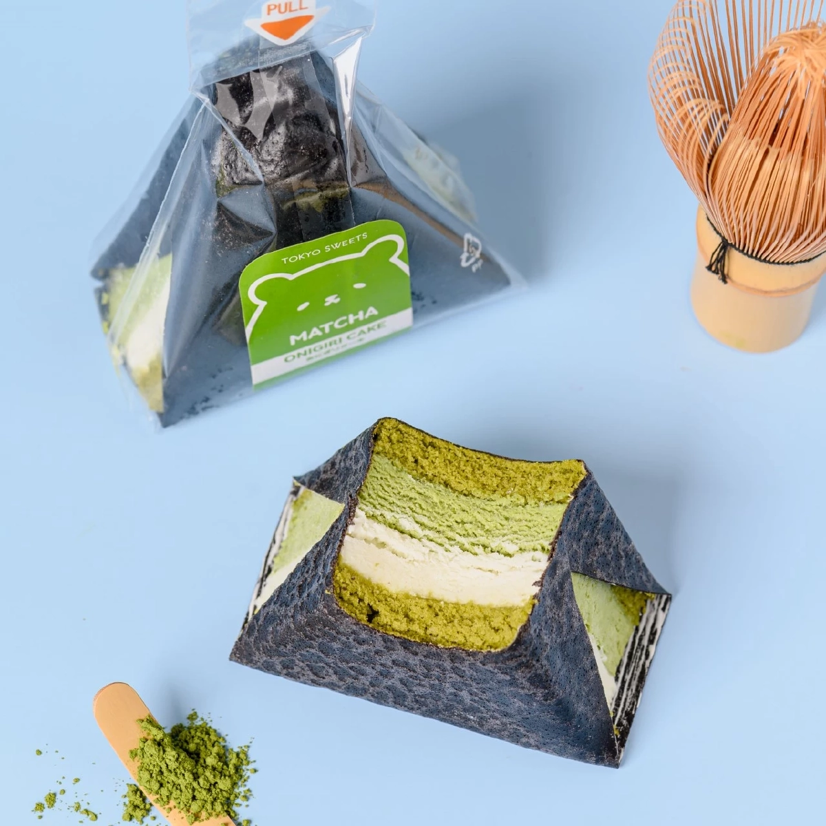Matcha Onigiri Cake