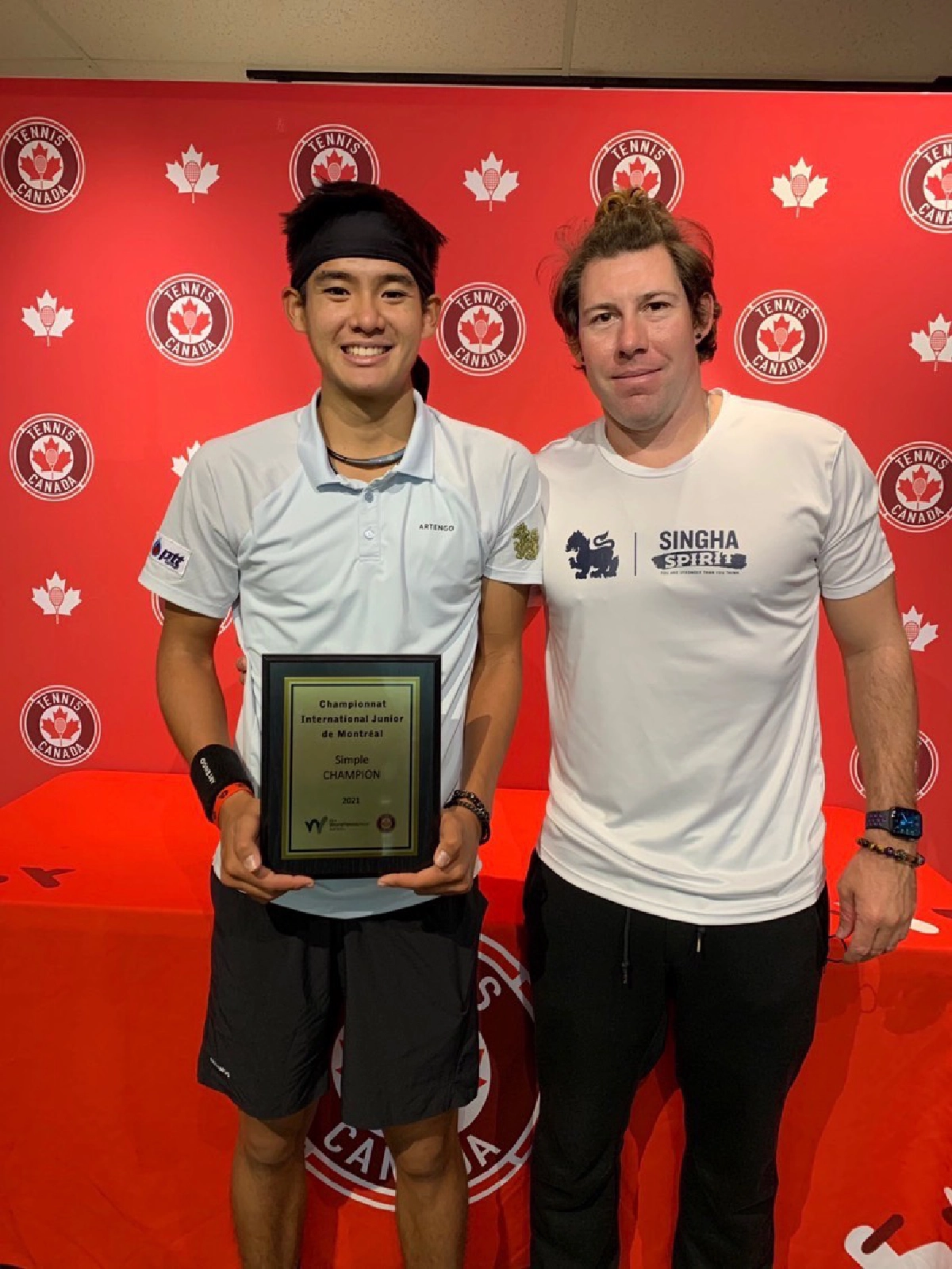"ต้นไม้ - ธนภัทร นิรันดร" ผงาดแชมป์เทนนิสเยาวชนแคนาดา