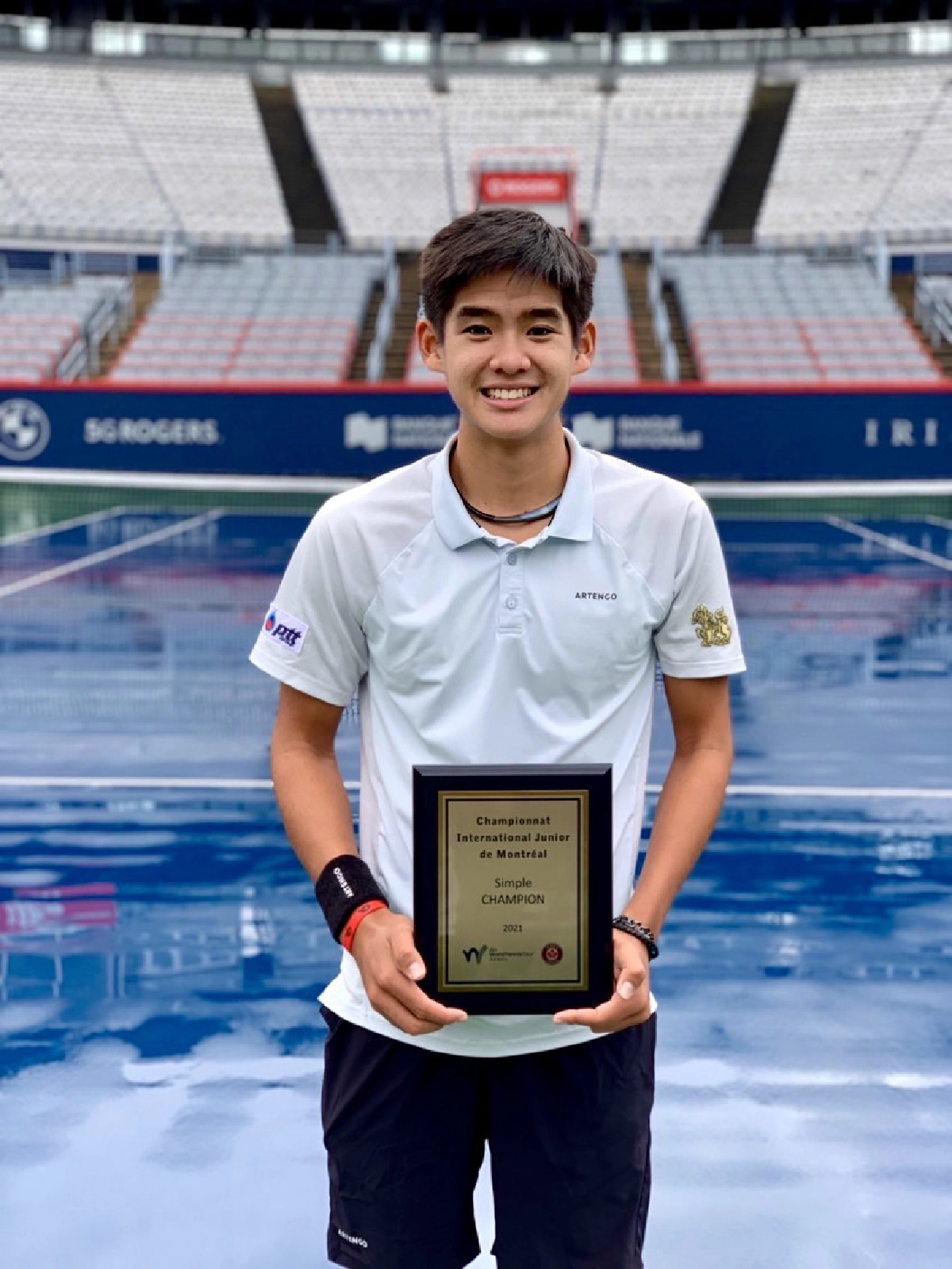 "ต้นไม้ - ธนภัทร นิรันดร" ผงาดแชมป์เทนนิสเยาวชนแคนาดา