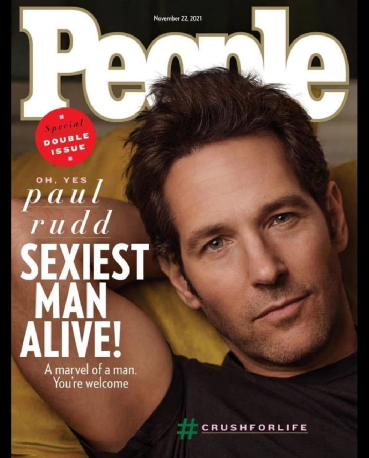"พอล รัดด์" แห่ง Ant Man คว้าตำแหน่ง ผู้ชายเซ็กซี่ที่สุดในโลก ประจำปี 2021