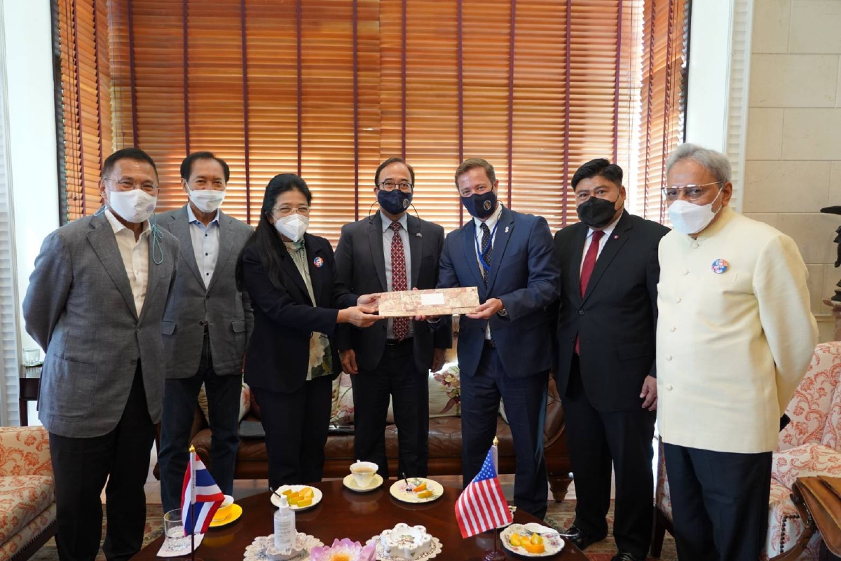 อุปทูต อเมริกา พบ "คุณหญิงสุดารัตน์" ติดตามความคืบหน้าการจัดหาวัคซีน