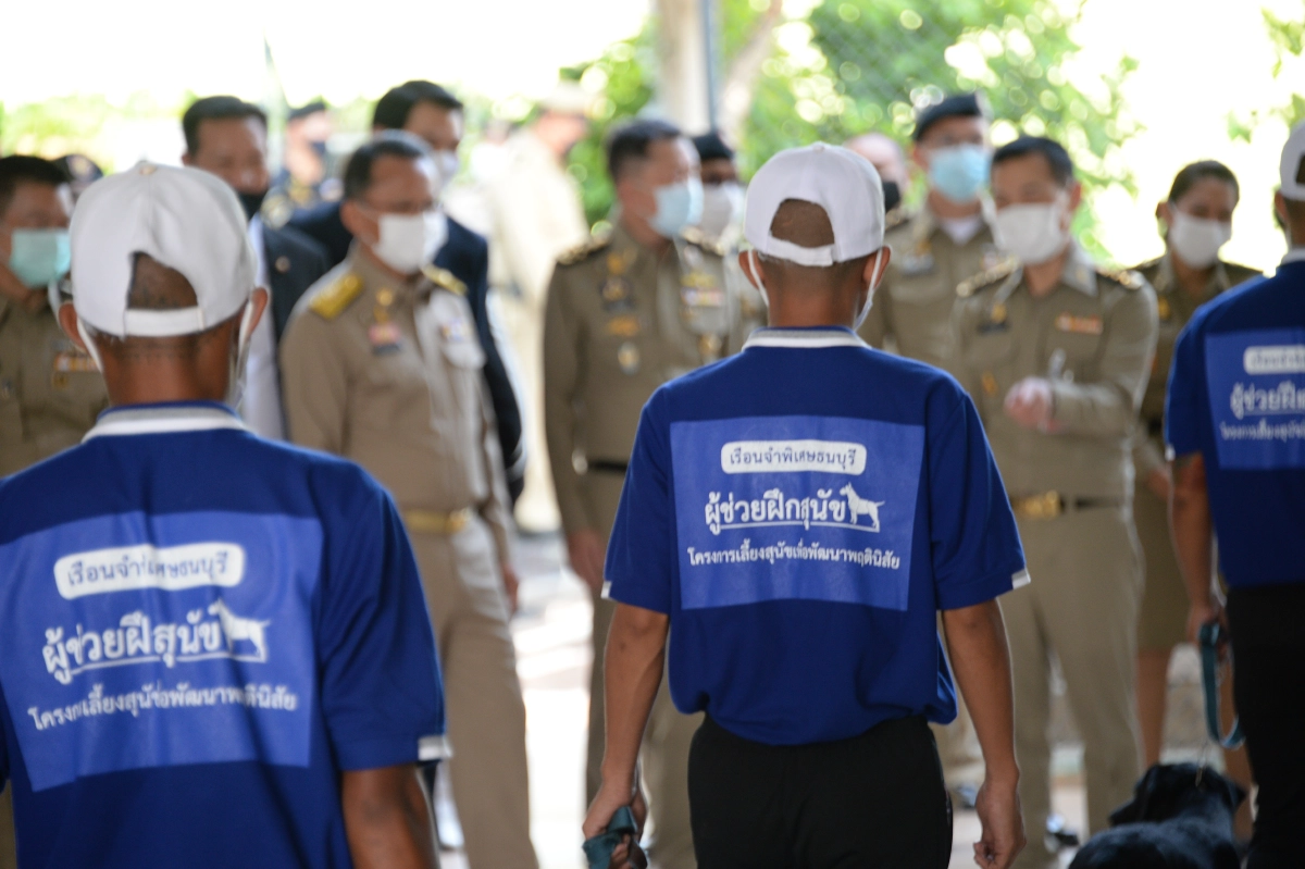 เจ้าตูบบำบัด ยุติธรรม ปิ๊งไอเดีย เลี้ยง "สุนัขในเรือนจำ" ขัดเกลาผู้ต้องขัง