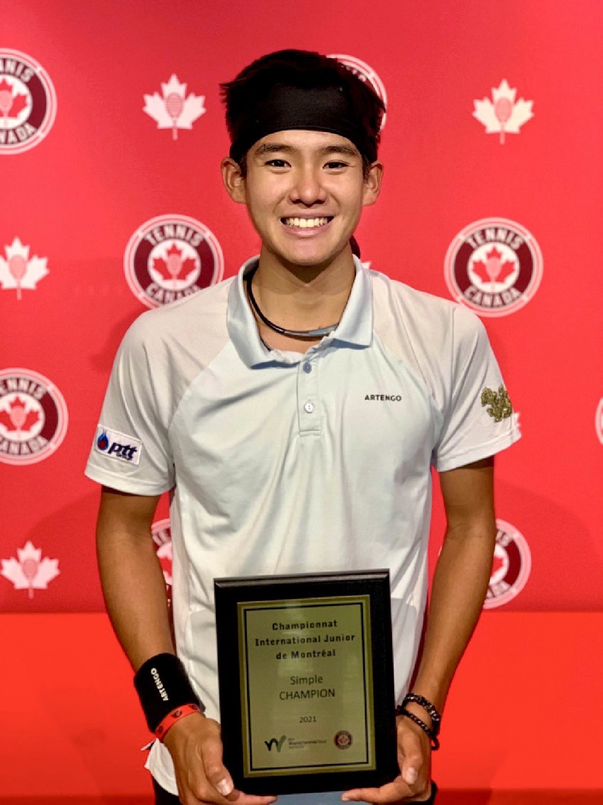 "ต้นไม้ - ธนภัทร นิรันดร" ผงาดแชมป์เทนนิสเยาวชนแคนาดา