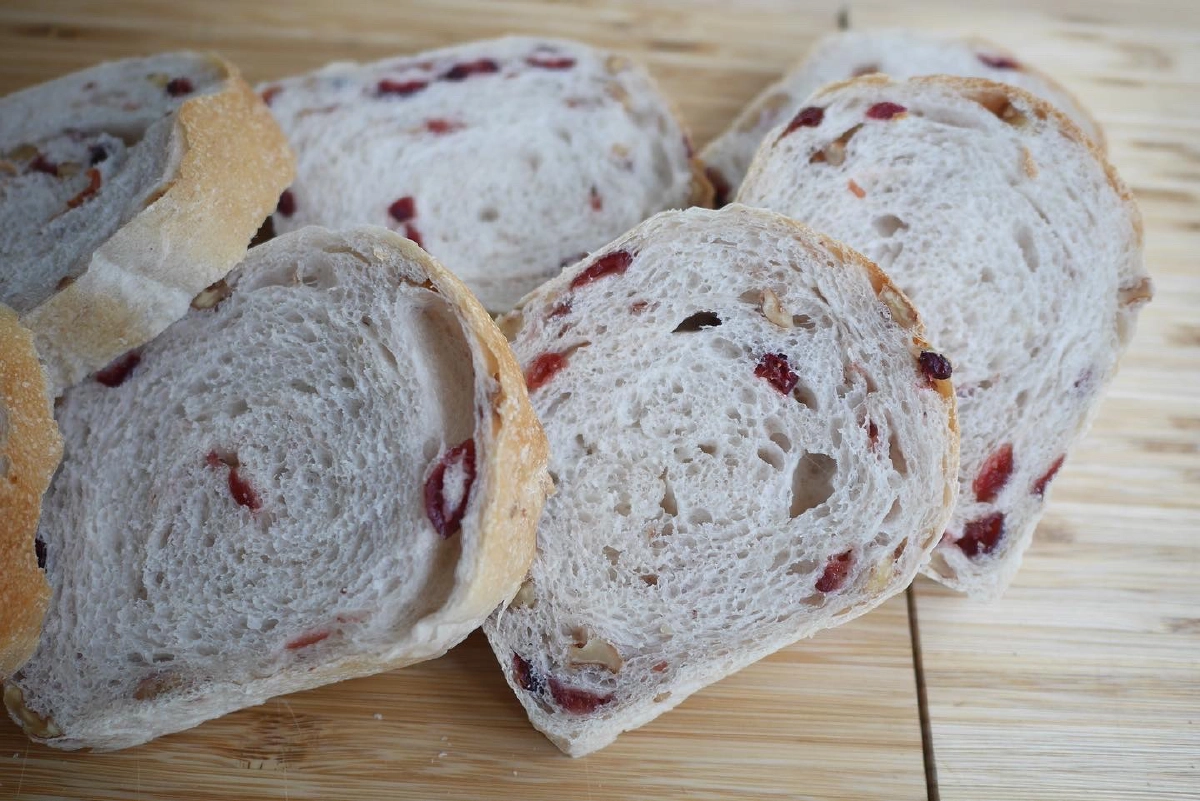 Lean cranberry walnut  Shokupan 