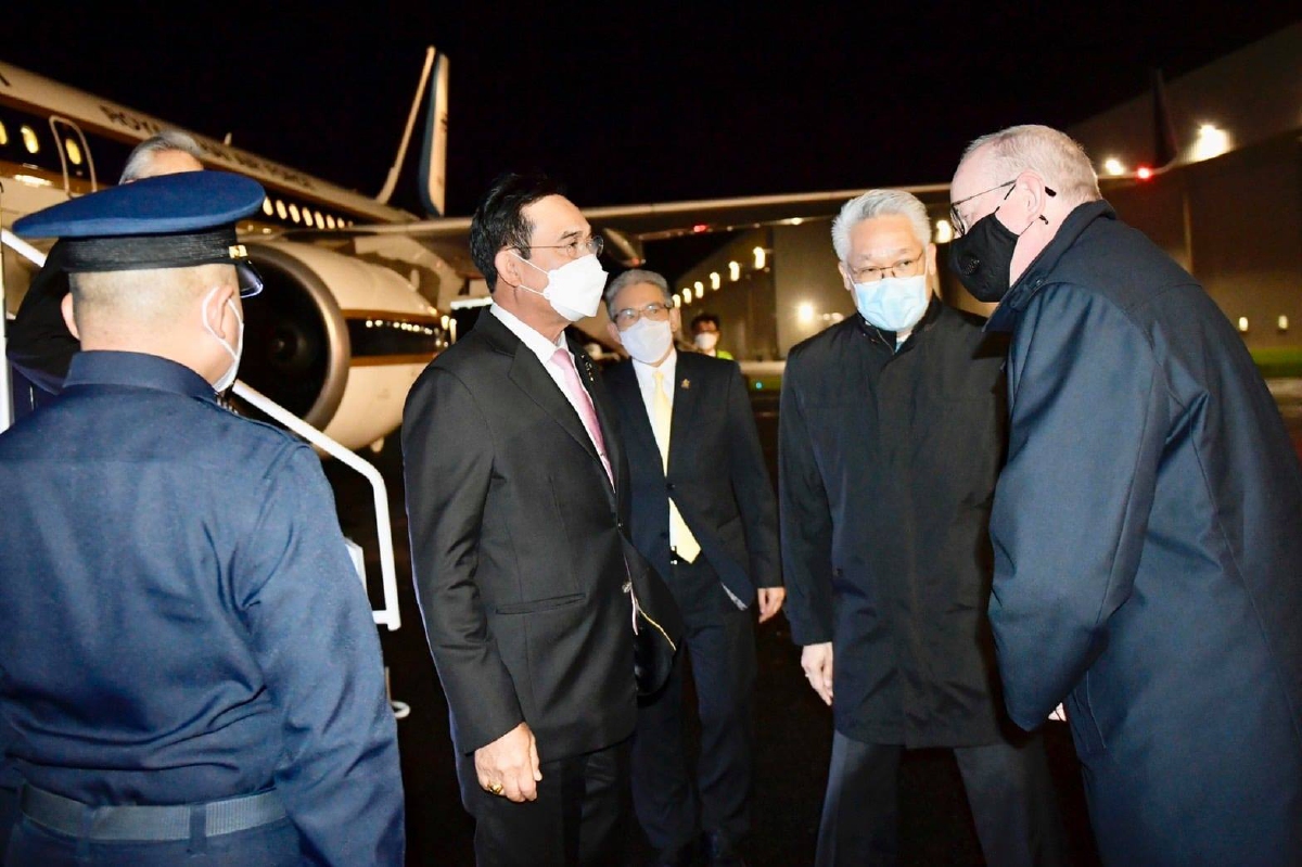 "นายกฯ" คณะเดินทางถึง กลาสโกว์แล้วร่วมประชุม COP 26