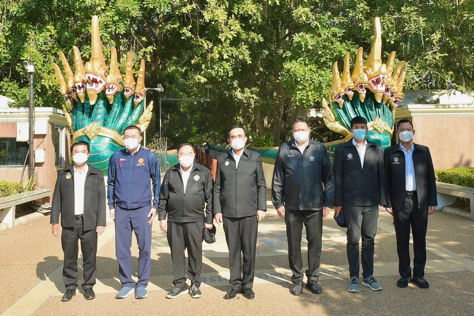 พล.อ.ประวิตร วงษ์สุวรรณ รองนายกฯ และหัวหน้าพรรคพลังประชารัฐลงพื้นที่พร้อมพล.อ.ประยุทธ์ จันทร์โอชา นายกฯ ที่จ.อุดรธานี 