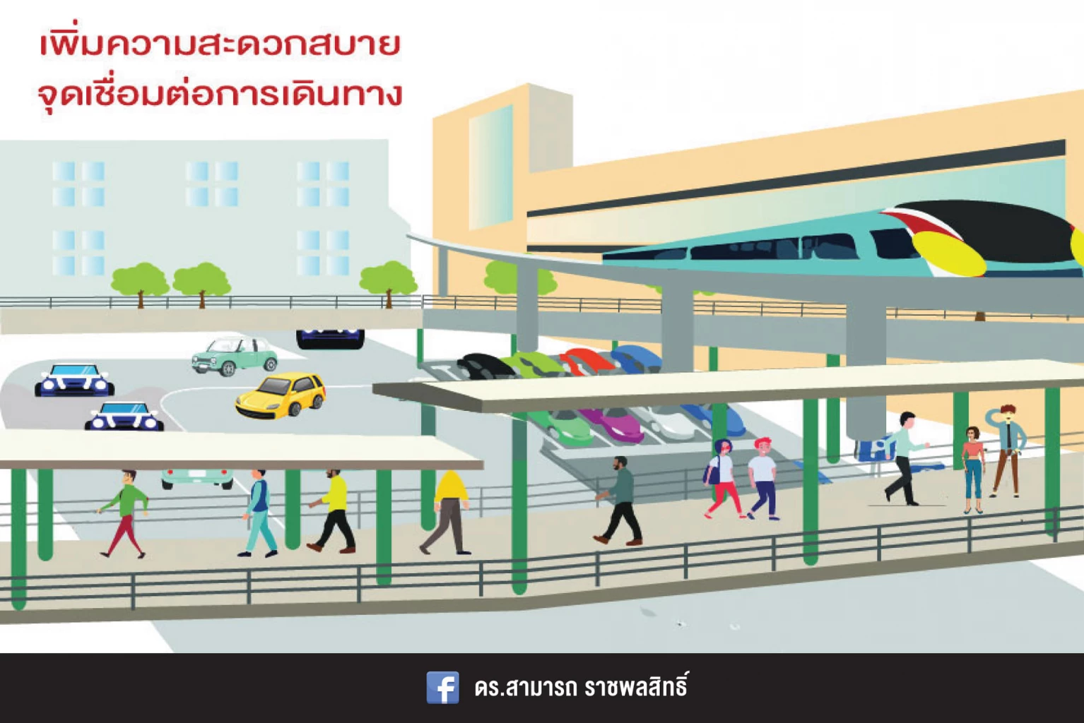 ส่องมุมมองดร.สามารถ ถึงผู้สมัครชิง"ผู้ว่าฯ กทม." ต่อบทบาทกทม.พัฒนารถไฟฟ้า