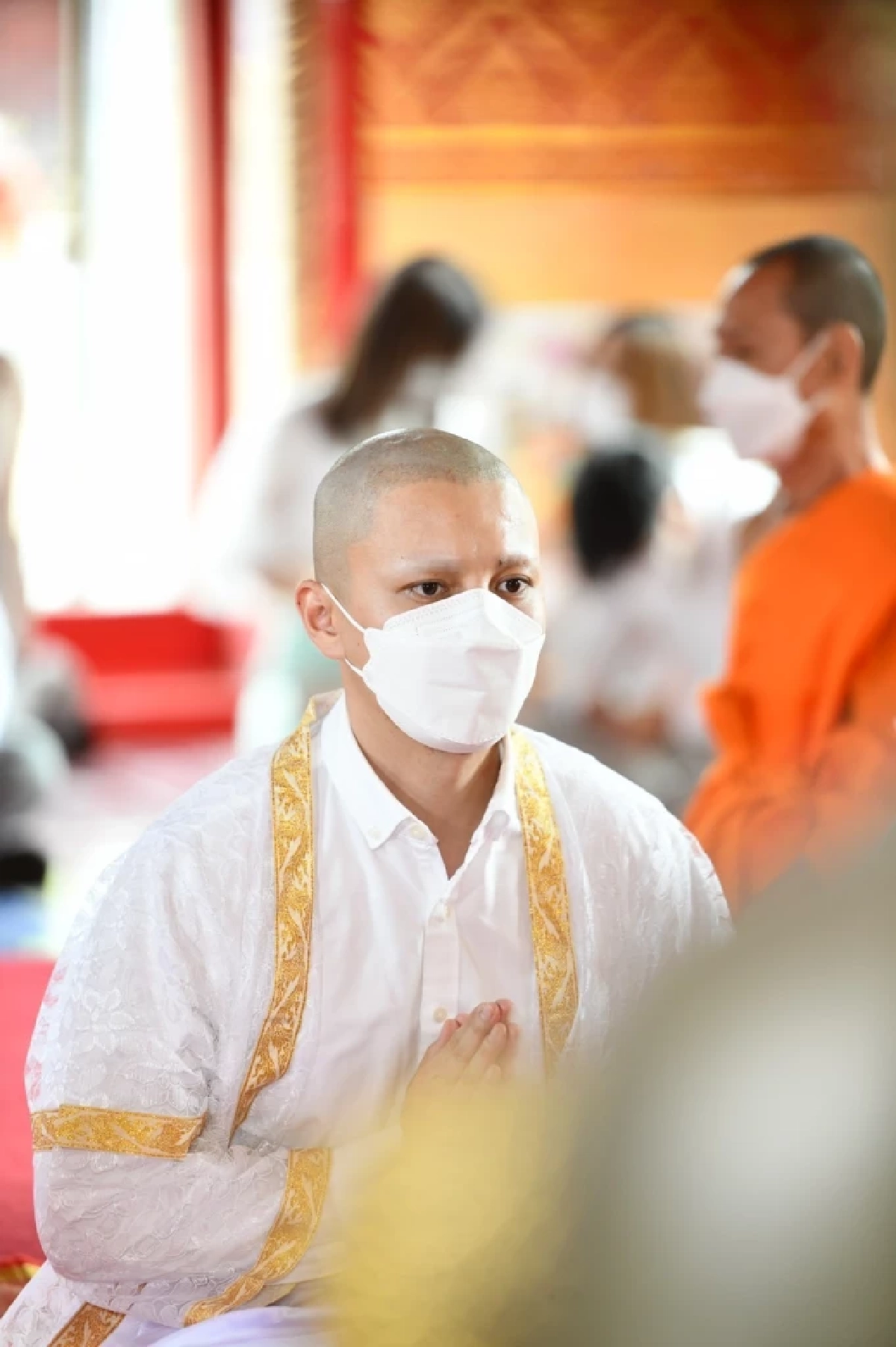 "ธันวา สุริยจักร" เข้าสู่ร่มกาสาวพัสตร์ ได้ฉายา "นาควโร"