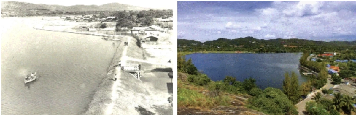 อดีต-ปัจจุบัน โครงการอ่างเก็บน้ำเขาเต่าฯ