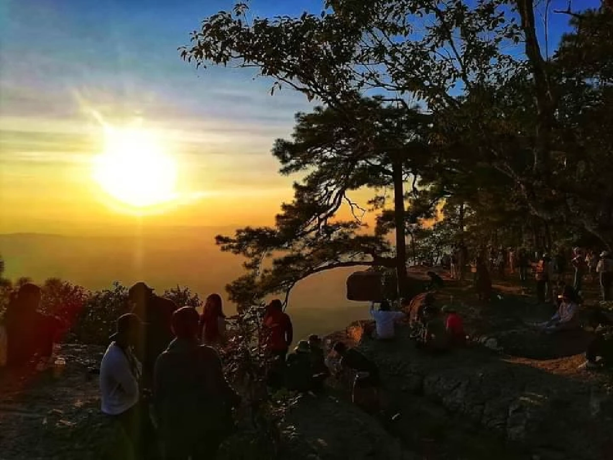 "ภูกระดึง" เย็นยะเยือก อุณหภูมิลดฮวบ 5องศา น้ำค้างแข็งโผล่ขาวโพลน
