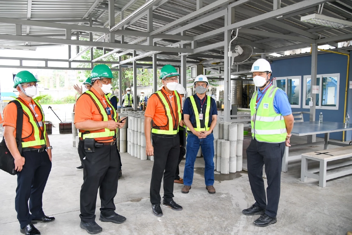 MEA ศึกษาดูงาน โรงงานผลิตคอนกรีตสำเร็จรูป CPAC