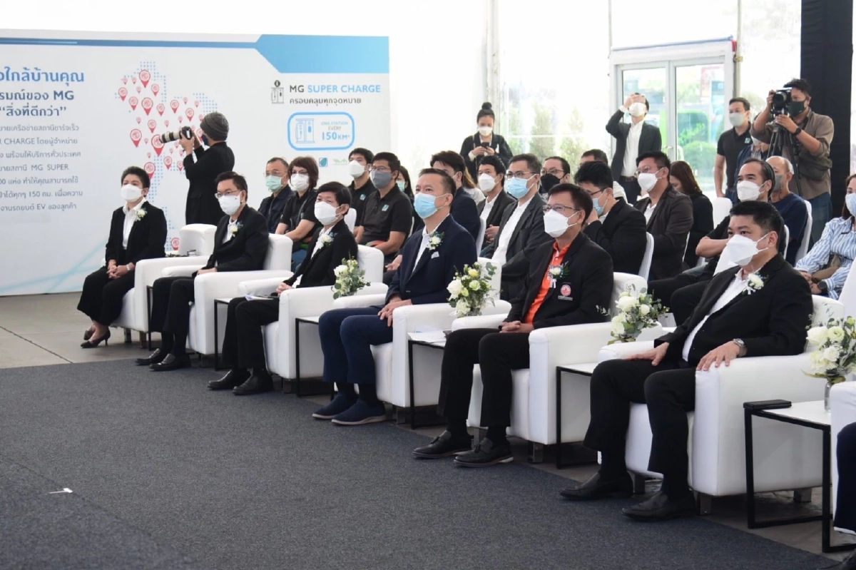 MEA ร่วมเปิดสถานีอัดประจุไฟฟ้า MG และบางจาก